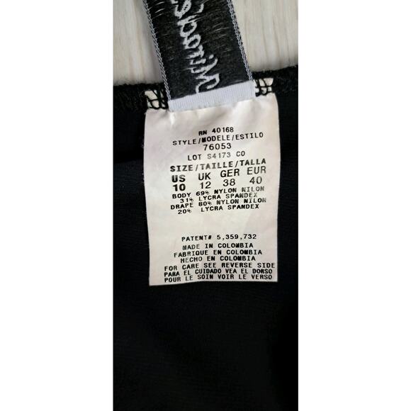 Miraclesuit Black One Piece Swim Sleek Design - Picture 7 of 9